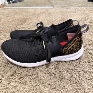 New Balance Black and Leopard Women's Sneakers